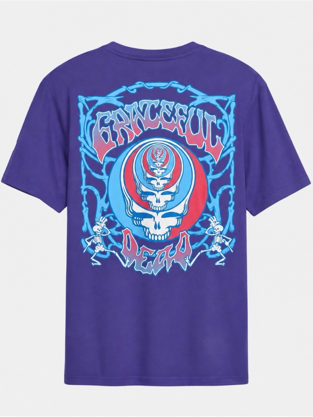Gap Grateful Dead M Purple Steal Your Face Skull Graphic T Shirt